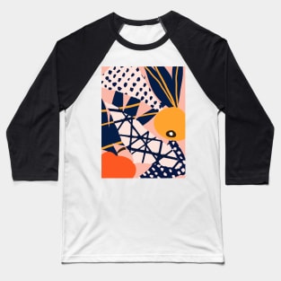 Floral collage Baseball T-Shirt